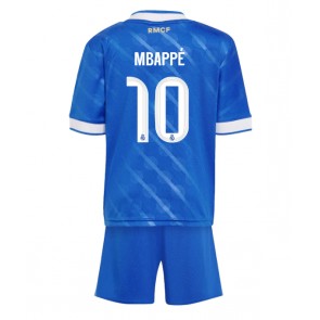 Real Madrid Kylian Mbappe #10 Tredjetrøje Børn 2025-26 Kortærmet (+ Korte bukser)